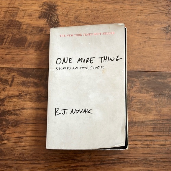 bj novak one more thing stories and more stories book - Picture 1 of 8